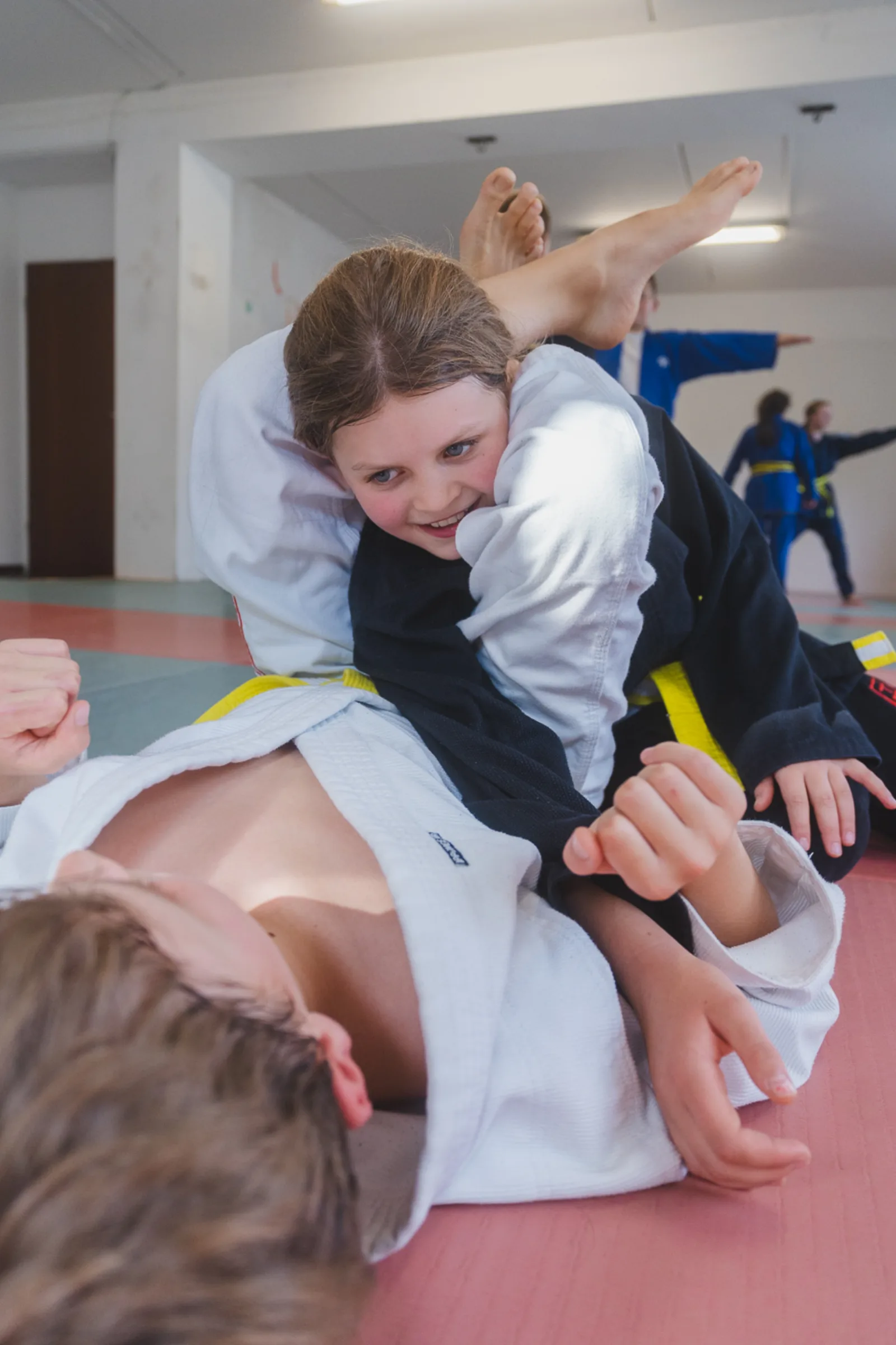 Kindertraining im Brazilian Jiu-Jitsu bei Tensho