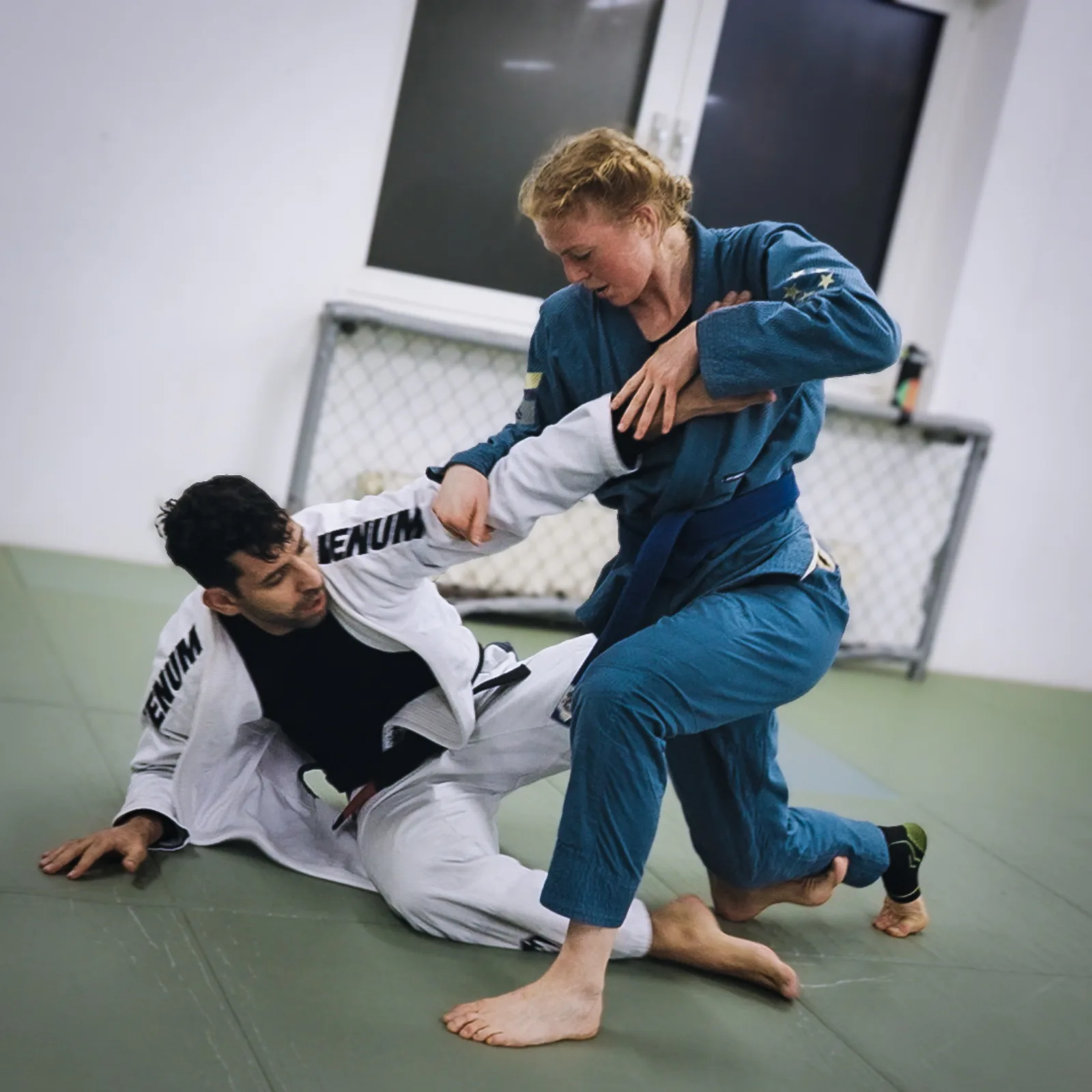 Technikeinheit im BJJ-Training in Hamburg